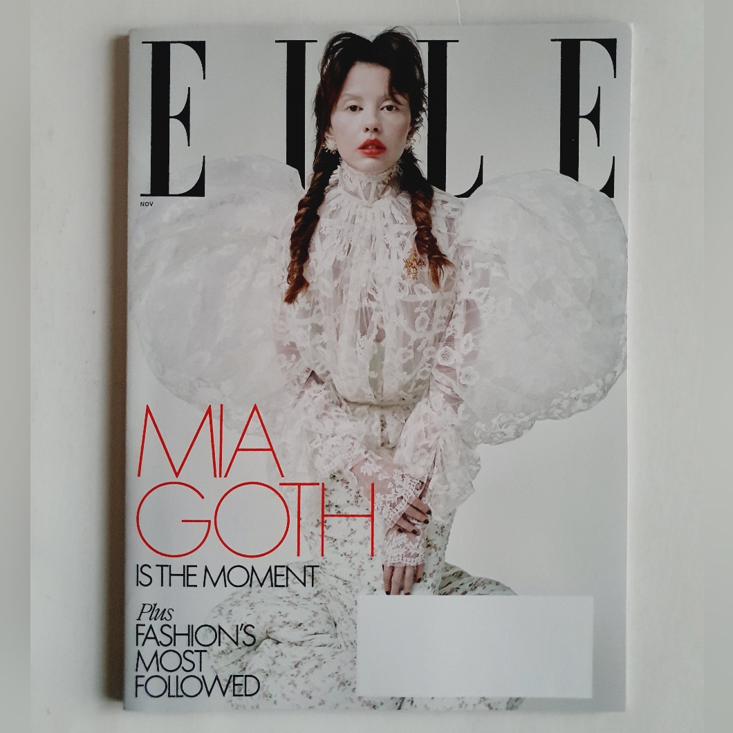 Elle Magazine November 2025  Mia Goth